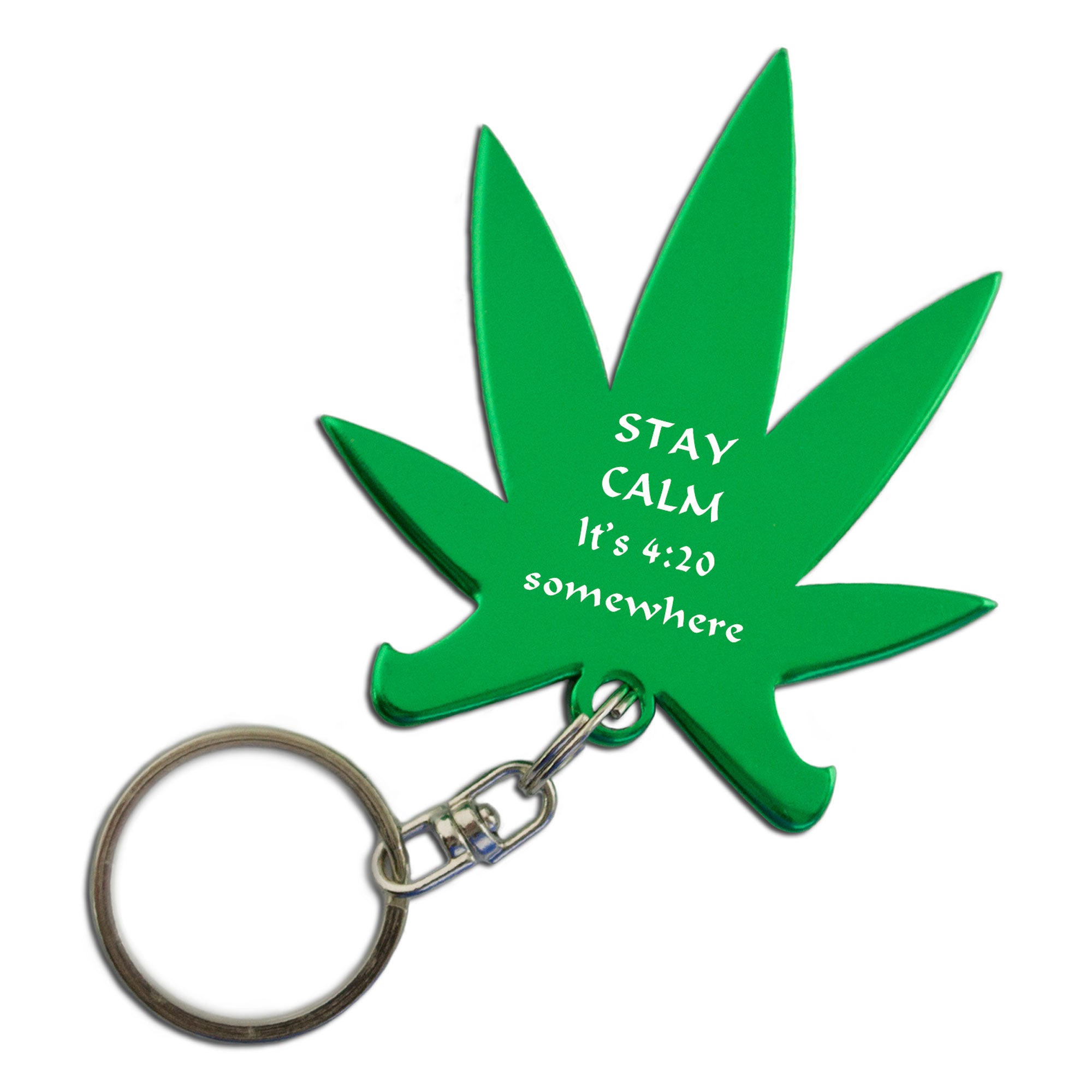 pothead keychain Cannabis Key Chain | Pot Leaf Shaped Bottle Opener