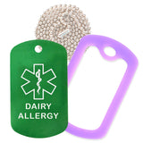 Dairy Allergy Necklace