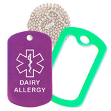 Dairy Allergy Necklace