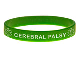 Green Cerebral Palsy Wristband With Medical Alert Symbol