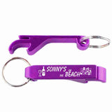 Purple Key Chain Bottle and Can Opener anodozide aluminum laser engraved custom logo personalized