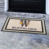 West Greene Buffaloes Indoor/Outdoor Polyester Doormat with Recycled Rubber Backing