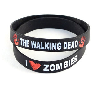 The Walking Dead I ❤ Zombies Wristband - 2 Pack