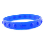 8" Rosary Wristband blue